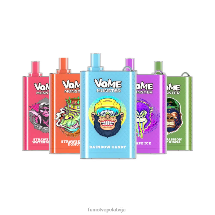 Fumot Vome Monster 10000 vienreizējās lietošanas vape pod ierīce - 20 ml (1 gab.) - Fumot Cena HZ2X2432 jauktas ogas